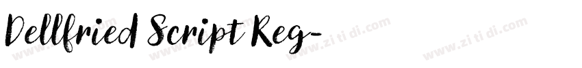 Dellfried Script Reg字体转换 Dellfried Script Reg字体转换